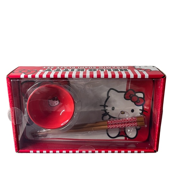 Sanrio Hello Kitty Ceramic Sushi Set - Brand New - Picture 4 of 15